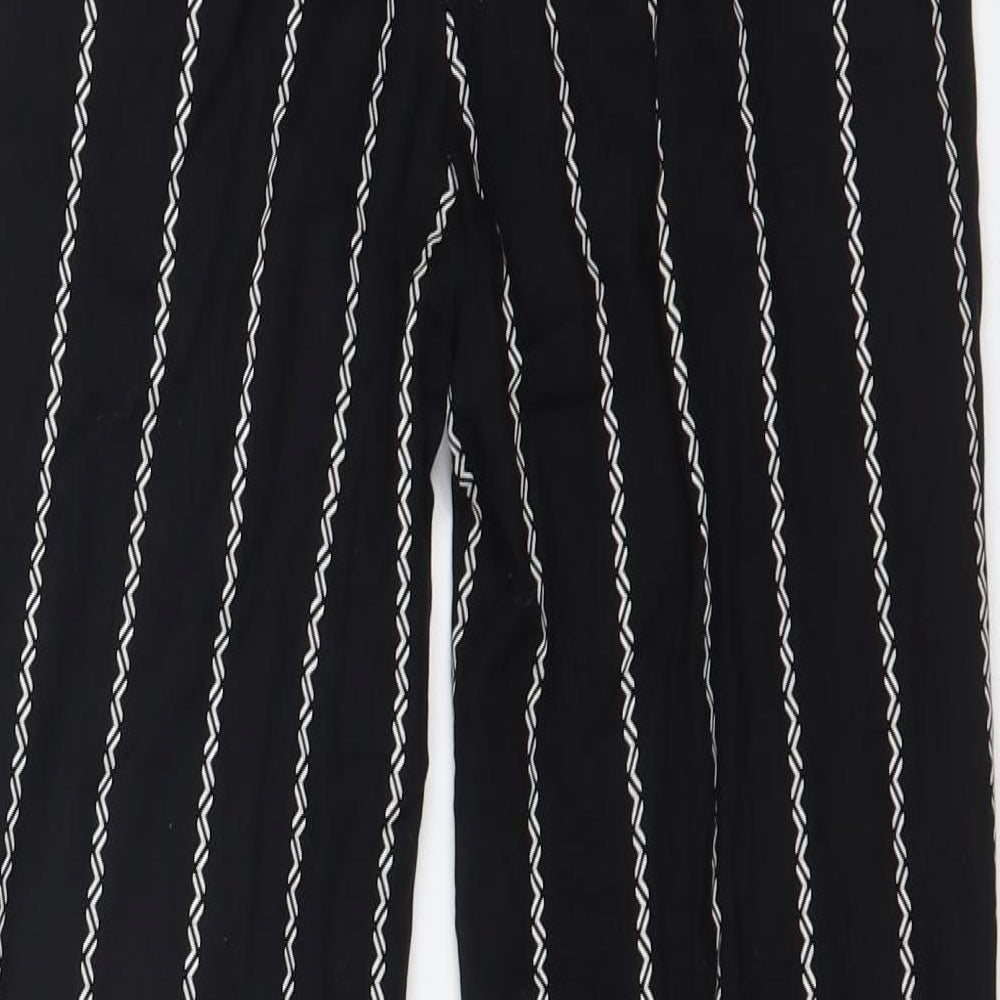 Womens UK Size 4 H&M Regular Fit  Black Trousers