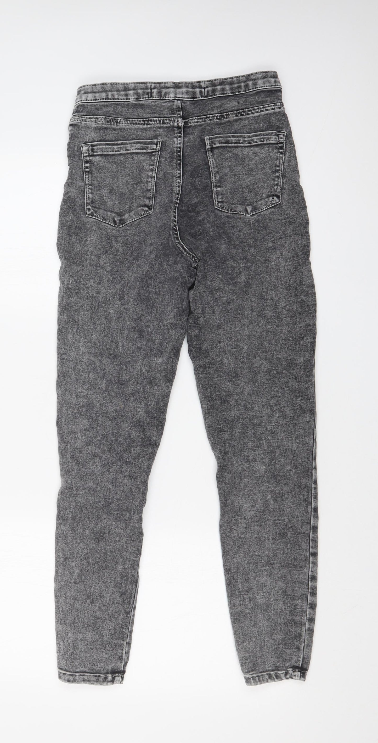 DENIM CO Womens Grey   Skinny Jeans Size 12 L26 in