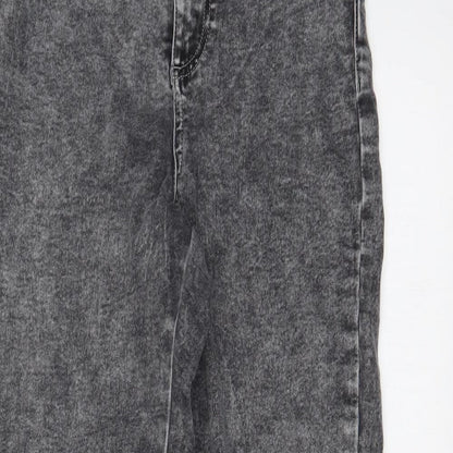 DENIM CO Womens Grey   Skinny Jeans Size 12 L26 in