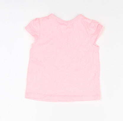 TU Girls Pink   Basic T-Shirt Size 3-6 Months