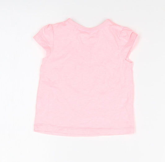 TU Girls Pink   Basic T-Shirt Size 3-6 Months