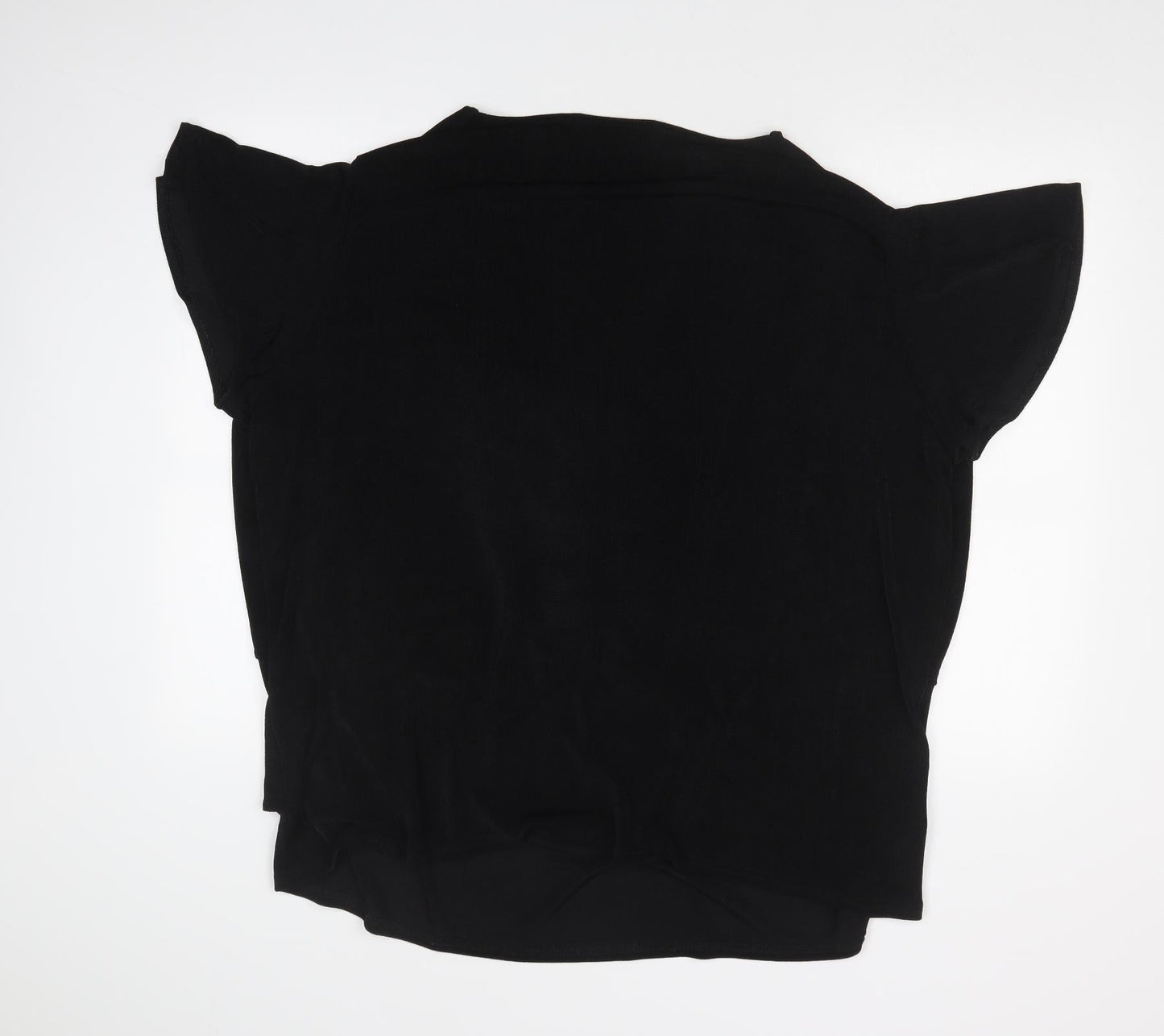 Womens UK Size  Wardrobe Black Basic T-Shirt