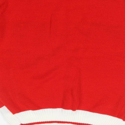GAZELLE Womens Red   Pullover Sweatshirt Size M  - CHRISTMAS