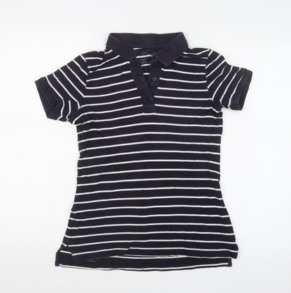 Womens UK Size S H&M Blue Basic Polo