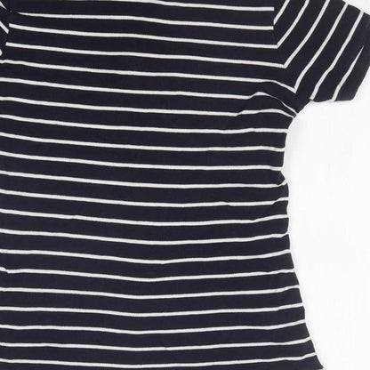 Womens UK Size S H&M Blue Basic Polo