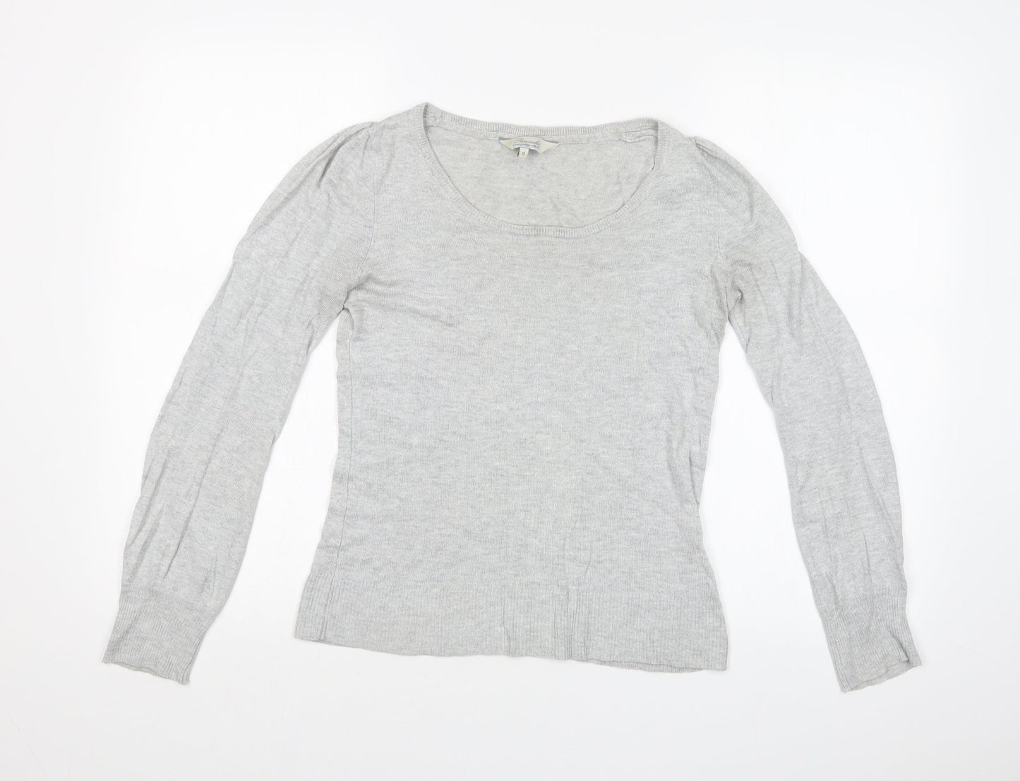 Peacocks Womens Grey   Pullover Sweatshirt Size 8