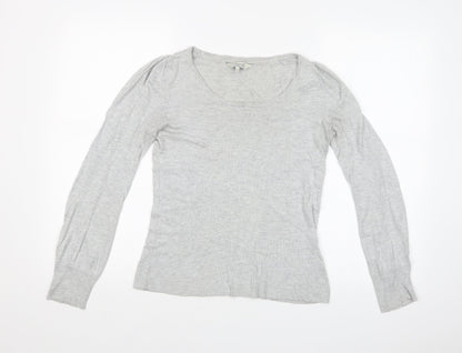 Peacocks Womens Grey   Pullover Sweatshirt Size 8