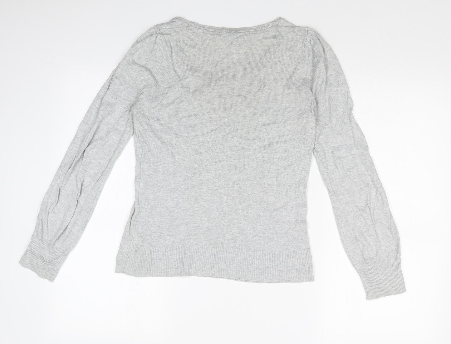 Peacocks Womens Grey   Pullover Sweatshirt Size 8