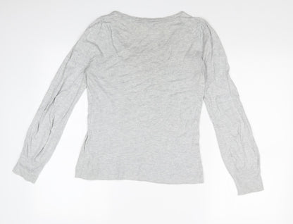 Peacocks Womens Grey   Pullover Sweatshirt Size 8