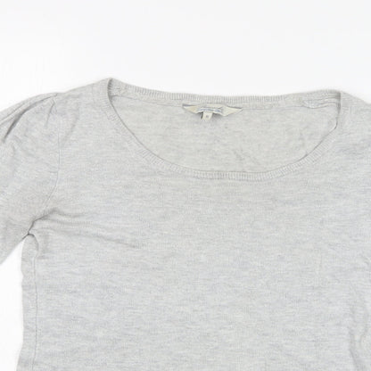 Peacocks Womens Grey   Pullover Sweatshirt Size 8