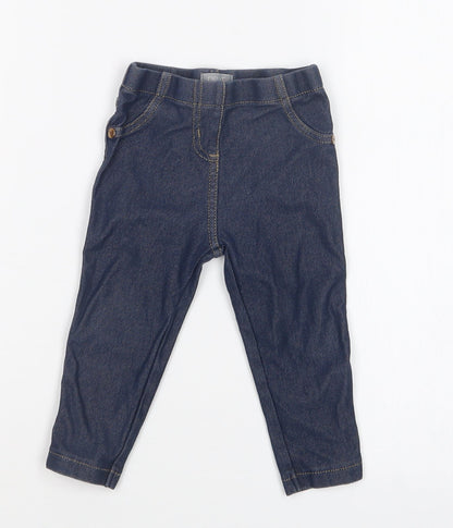 NEXT Girls Blue    Leggings Size 9-12 Months