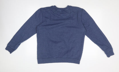 Nutmeg Mens Blue   Pullover Sweatshirt Size L