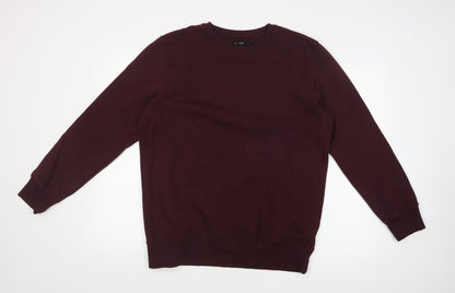 F&F Mens Red   Pullover Sweatshirt Size L