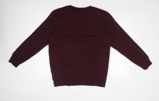 F&F Mens Red   Pullover Sweatshirt Size L