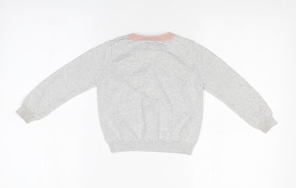 TU Girls Silver   Basic T-Shirt Size 3 Years