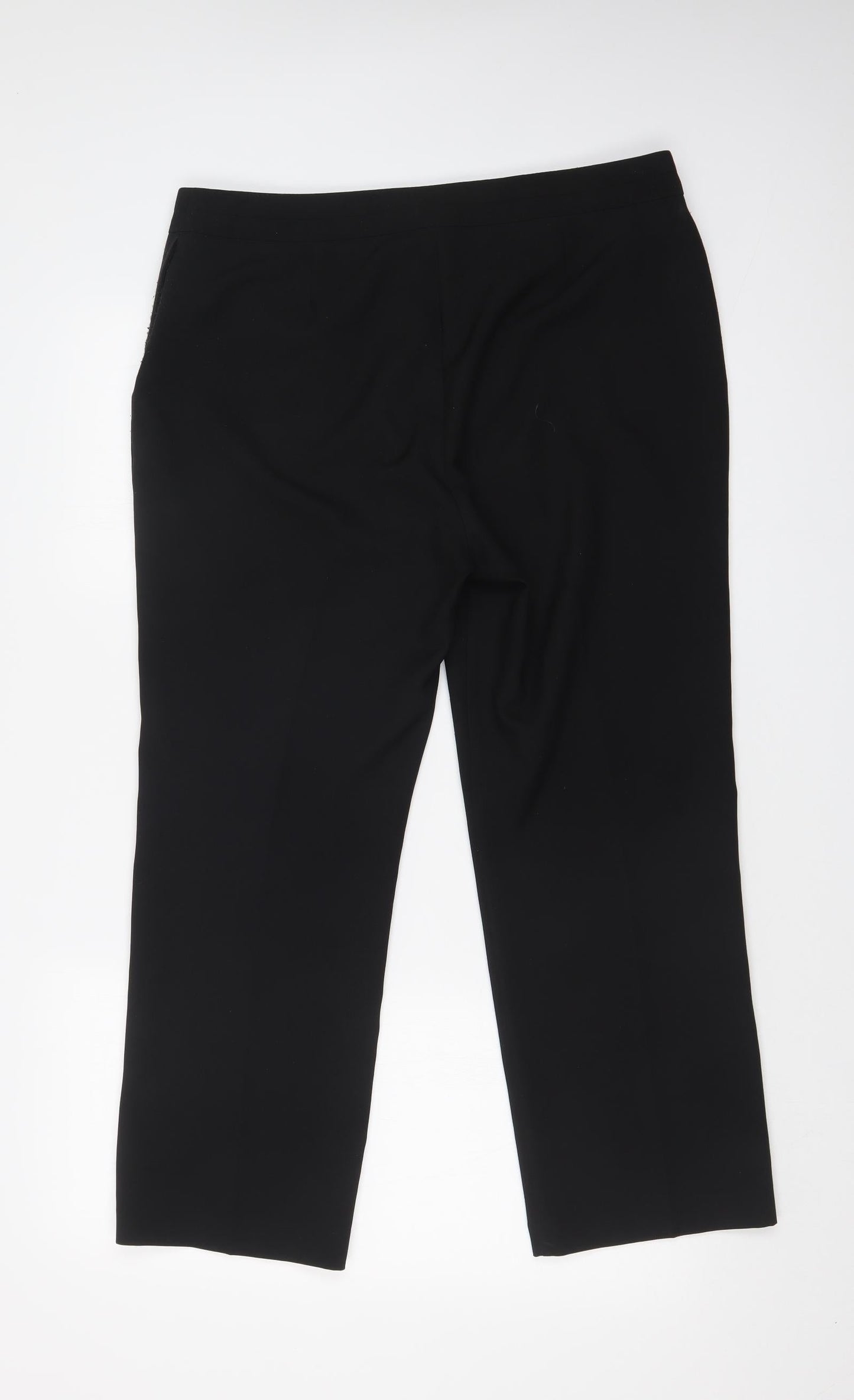 Womens UK Size 14 BONMARCHE Regular Fit  Black Trousers