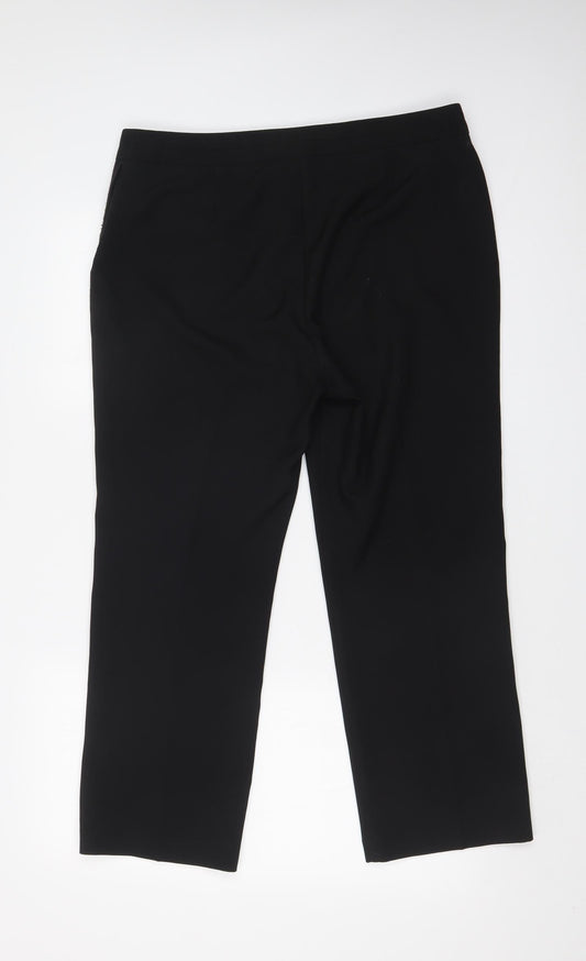 BONMARCHE Womens Black   Trousers  Size 14 L24 in