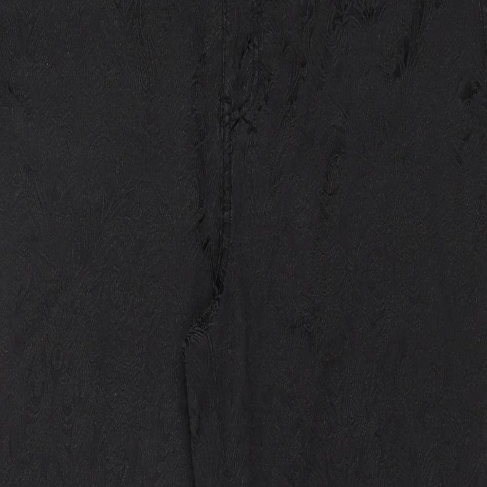 BHS Womens Black Paisley  Skinny Jeans Size 16 L29 in