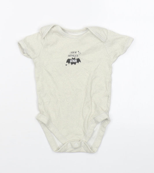 George Baby White   Babygrow One-Piece Size 18-24 Months