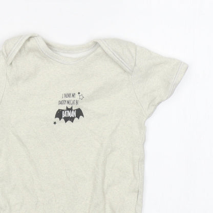 George Baby White   Babygrow One-Piece Size 18-24 Months