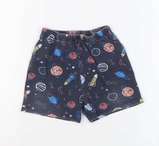 George Baby Blue Solid   Sleep Shorts Size 18-24 Months