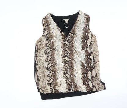 Anthology Womens Brown   Basic T-Shirt Size 16