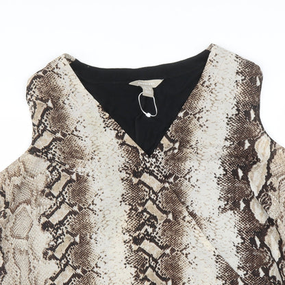 Anthology Womens Brown   Basic T-Shirt Size 16