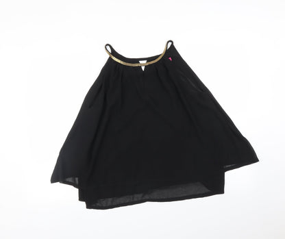 Boohoo Womens Black   Basic Blouse Size 10