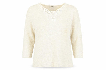 Bonmarché s Womens White Pullover Jumper Size M