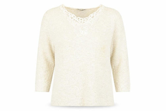 Bonmarché s Womens White Pullover Jumper Size M