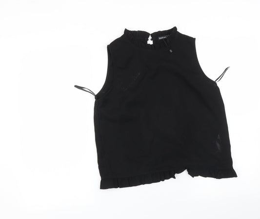 Boohoo Womens Black   Basic T-Shirt Size 8