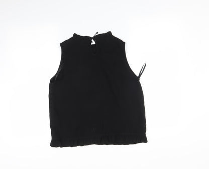 Boohoo Womens Black   Basic T-Shirt Size 8