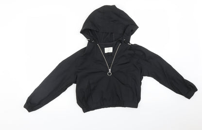 Matalan Girls Black   Jacket  Size 9 Years