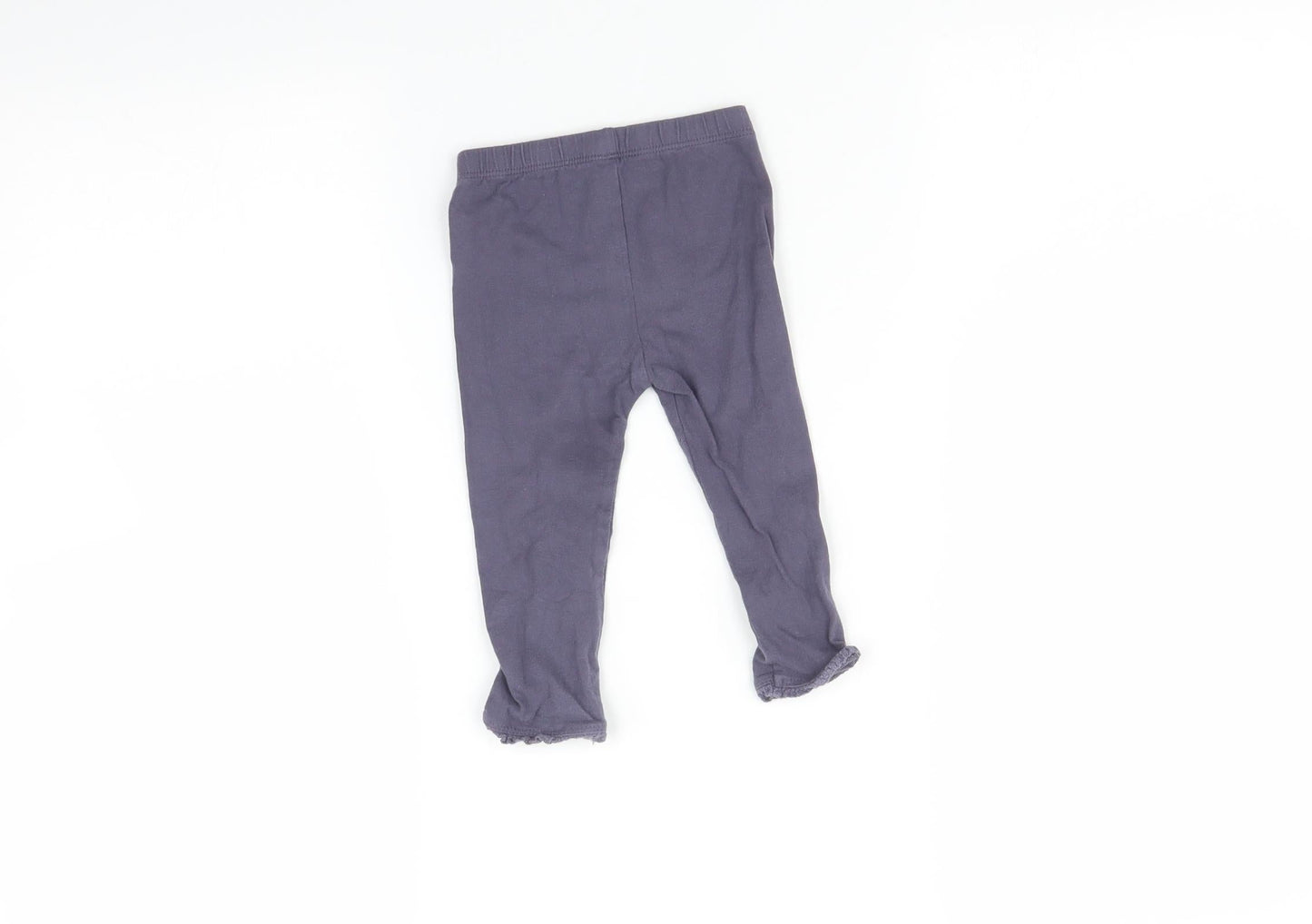 Nutmeg Baby Purple Floral   Leggings Size 9-12 Months