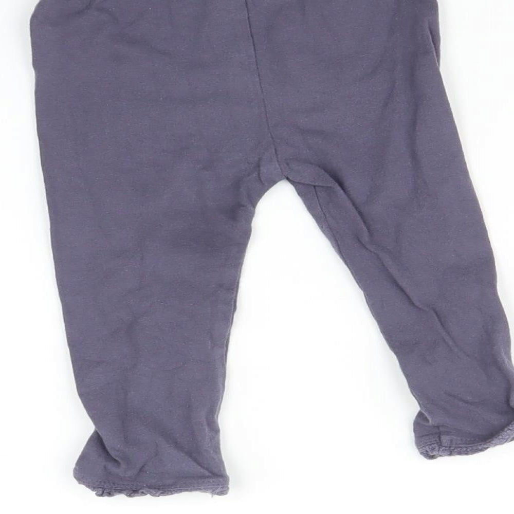 Nutmeg Baby Purple Floral   Leggings Size 9-12 Months