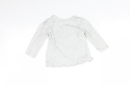 George Baby Grey   Basic T-Shirt Size 9-12 Months
