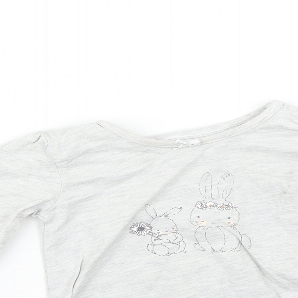George Baby Grey   Basic T-Shirt Size 9-12 Months