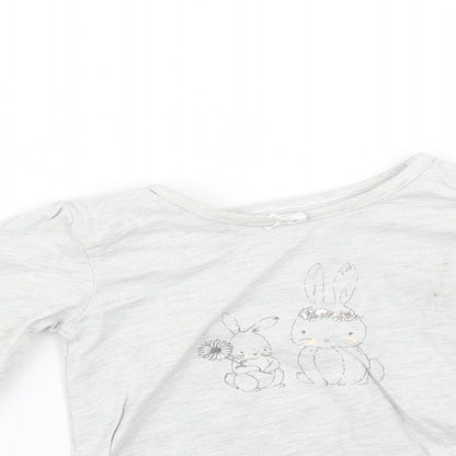 George Baby Grey   Basic T-Shirt Size 9-12 Months