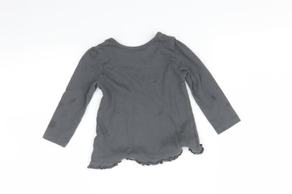 George Baby Grey   Basic T-Shirt Size 9-12 Months