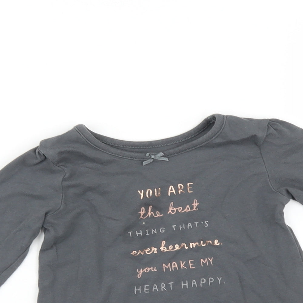 George Baby Grey   Basic T-Shirt Size 9-12 Months