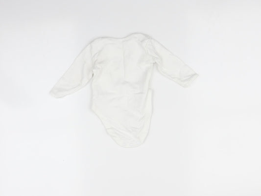 George Baby White   Babygrow One-Piece Size 0-3 Months