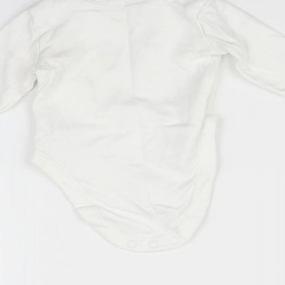 George Baby White   Babygrow One-Piece Size 0-3 Months