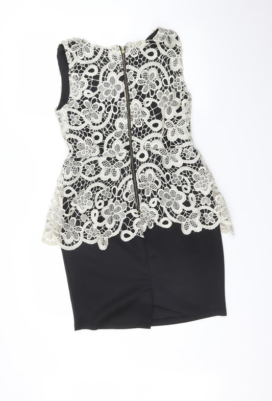 Izabel london Womens Black   Bodycon  Size 10