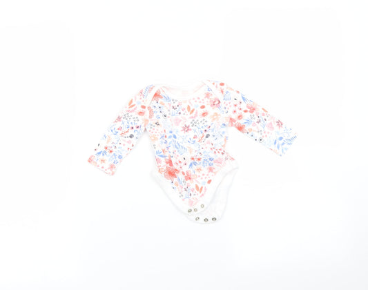 George Baby Multicoloured Floral  Babygrow One-Piece Size 3-6 Months