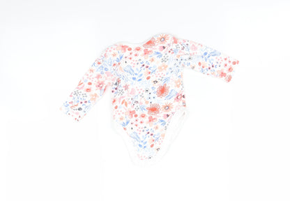 George Baby Multicoloured Floral  Babygrow One-Piece Size 3-6 Months