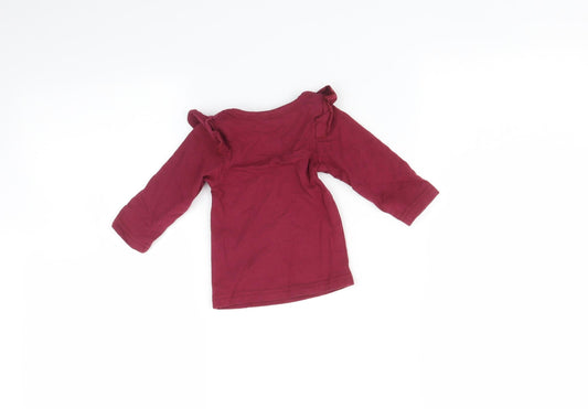 Preworn Baby Purple   Basic T-Shirt Size 3-6 Months