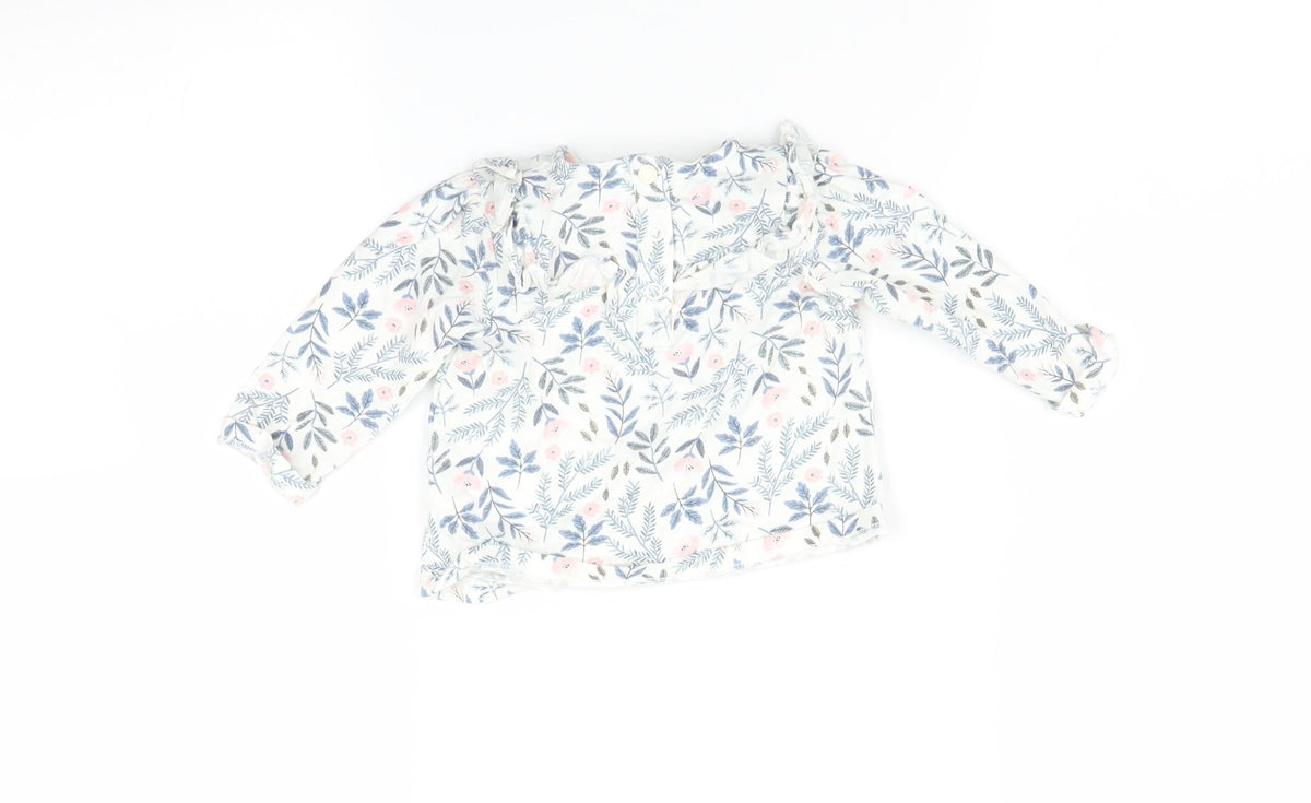 TU Baby Multicoloured Floral  Basic T-Shirt Size 3-6 Months