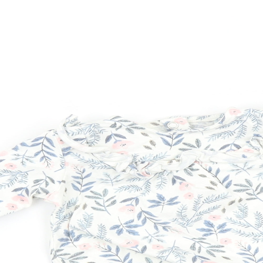 TU Baby Multicoloured Floral  Basic T-Shirt Size 3-6 Months