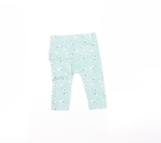 George Baby Blue Flecked   Leggings Size 3-6 Months