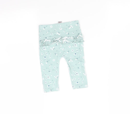George Baby Blue Flecked   Leggings Size 3-6 Months